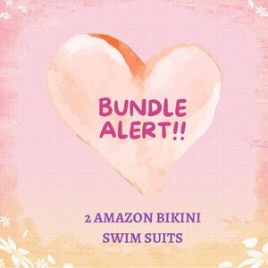 2 Amazon Women’s Swimsuit Bikinis Size 2XL